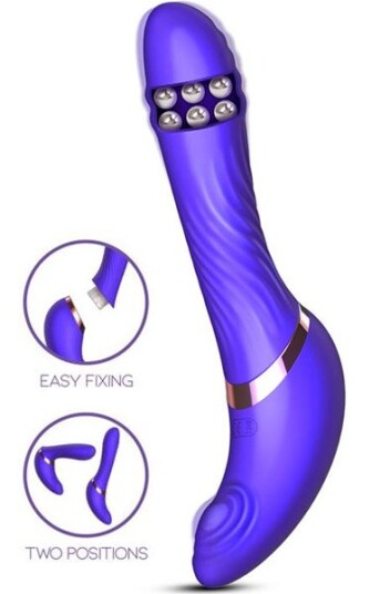 Rayden Detachable Rotating Beads Vibrator With Pulsation