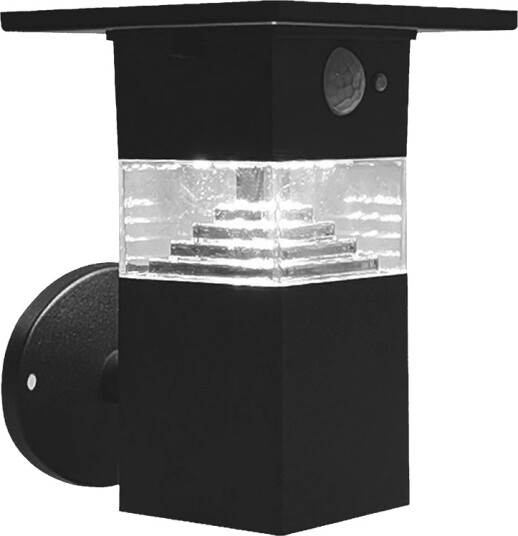 V Tac 3W Solara vegglampe med sensor IP54 250lm 3000K solcelle 3 års garanti Kulør : Varm V Tac 3W Solara vegglampe med sensor IP54 250lm 3000K solcelle 3 års garanti Kulør : Varm