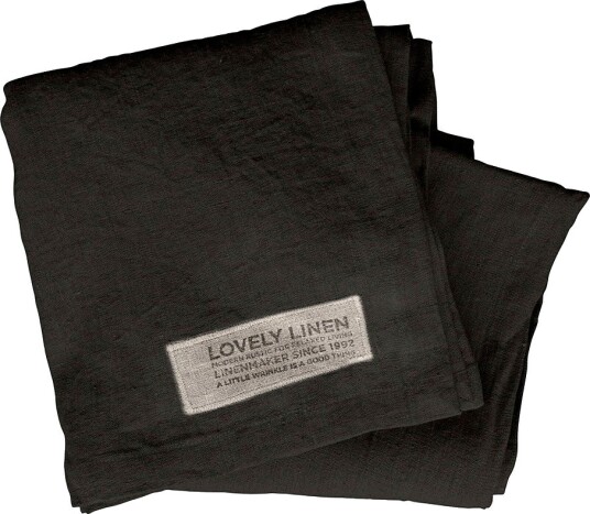 Lovely Linen Sengeteppe Lovely i vasket lin Grå