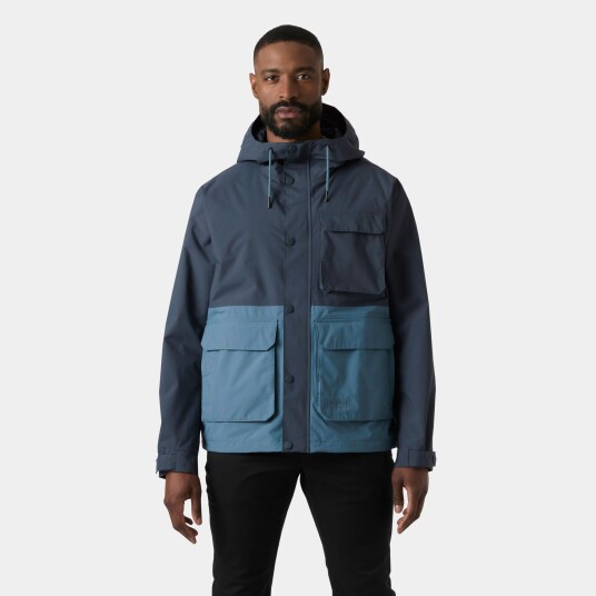 Helly Hansen Escape Utility Regnjakke Herre Marineblå 2xl Helly Hansen Escape Utility Regnjakke Herre Marineblå 2xl