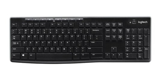 Logitech K270 Wireless Keyboard - UK - Tastatur - Engelsk - Svart