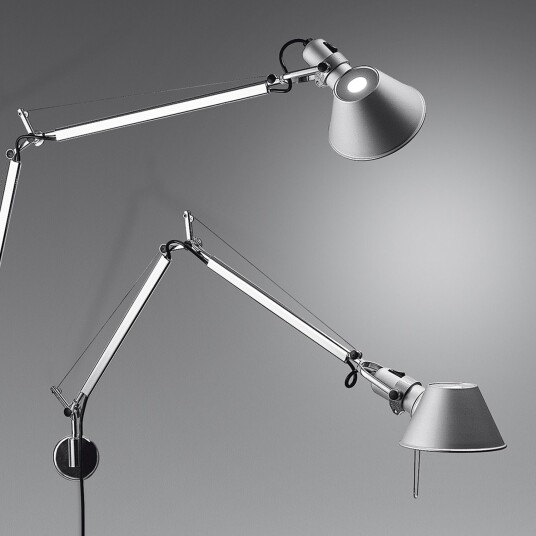 Tolomeo Micro vegg/gulv/bordlampe aluminium Tolomeo Micro vegg/gulv/bordlampe aluminium