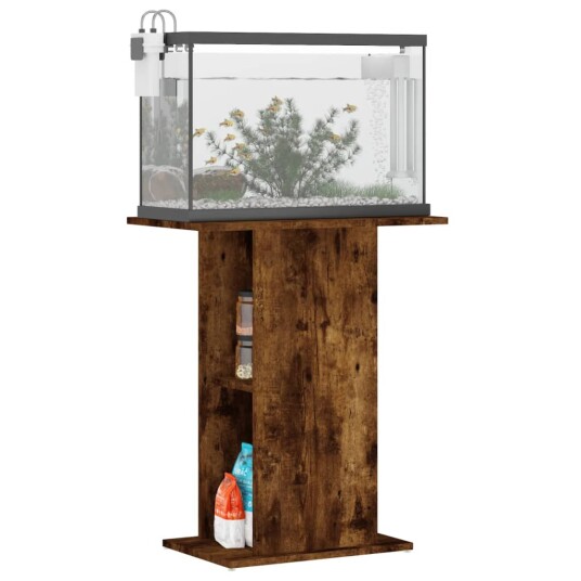 Akvariumstativ Røkt Eik 60.5X36X72.5 cm Konstruert Tre