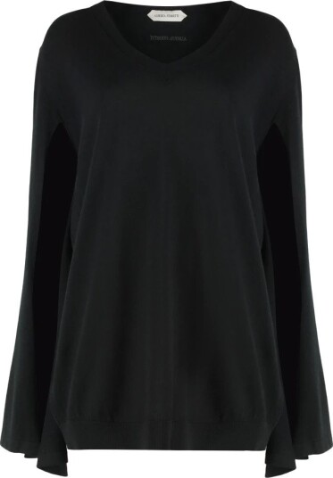 Alberta Ferretti Dame Strikkevarer Svart S,