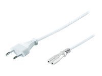 MicroConnect Power Cord Notebook - Strømkabel - 1.5 m - hvit