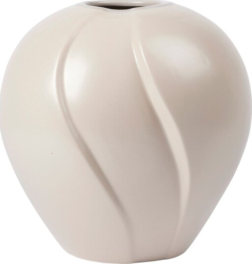 Broste Copenhagen Leda vase Ø15x15 cm Grey sand
