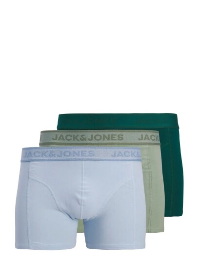 Jack & Jones Jacwesley Solid Trunks 3 Pack Blue L