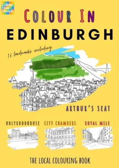 Edinburgh Colouring Book A4 Edinburgh Colouring Book A4