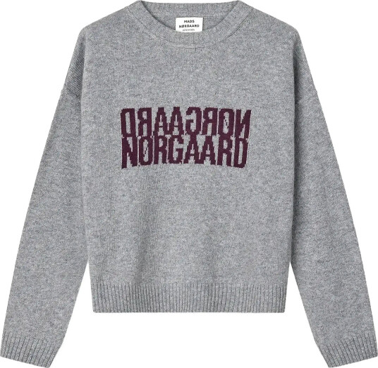 Mads Nørgaard Yota Knit Tilona Sweater - Grey - L Mads Nørgaard Yota Knit Tilona Sweater - Grey - L