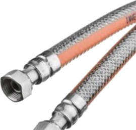 Invena Fleksibel Kabel Til Gass I Pvc-Kappe 50 Cm