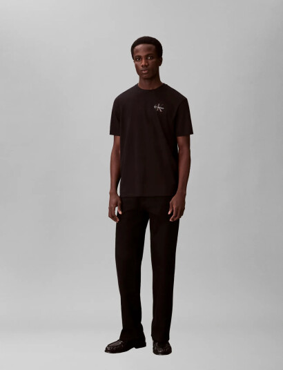Calvin Klein Jeans Ss 30S Classic Micro Monologo Te   Black   XL