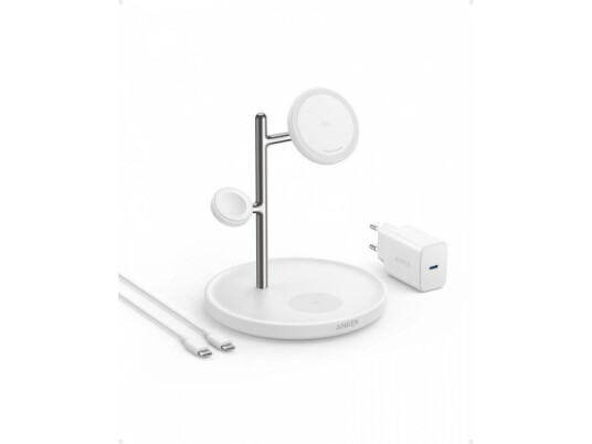 Anker MagGo Magnetic Wireless Charger Stand 15W - White