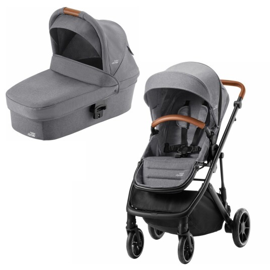 Vogn Britax Strider M + Liggedel Elephant Grey