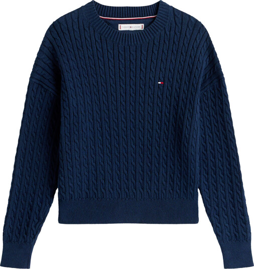 Tommy Hilfiger Genser Strikk Dark Natt Navy Tommy Hilfiger 14 år (164) Genser Blå Tommy Hilfiger Genser Strikk Dark Natt Navy Tommy Hilfiger 14 år (164) Genser Blå