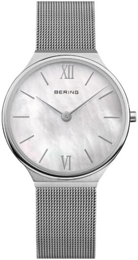 Bering Dameklokke 18434 000 Ultra Slim Hvit/Stål Ø34 mm
