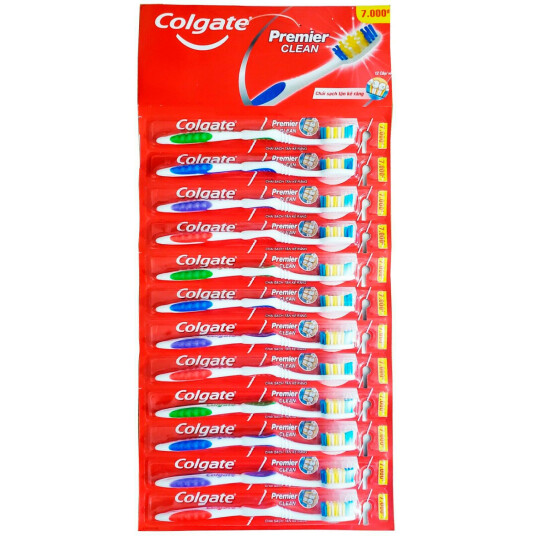 Colgate tannbørster 12 pcs. Premier Clean Soft