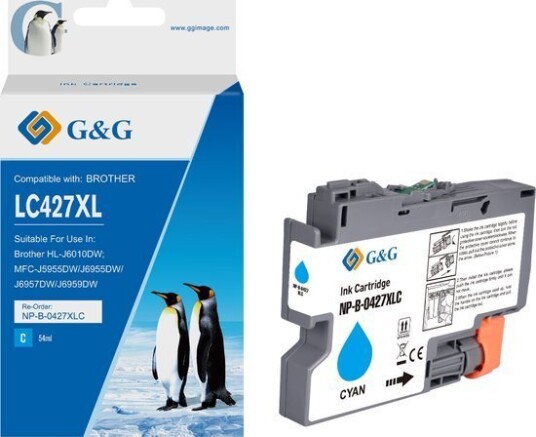 G&G G&G Blekkkompatibel Blekk / Blekk Med Lc-427Xlc Np-B-0427Xlc Cyan