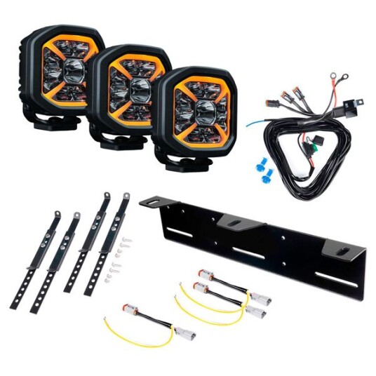 Ekstralys Strands Siberia X 4   Rund / 11 cm / 60W   3 stk   Komplett pakke