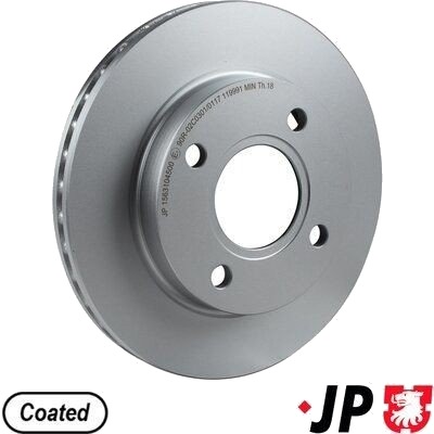 Bremseskive JP GROUP 1563104500