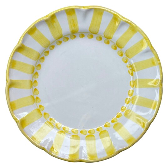 Piccola Home Riviera Sidetallerken 20 cm Gul Piccola Home Riviera Sidetallerken 20 cm Gul