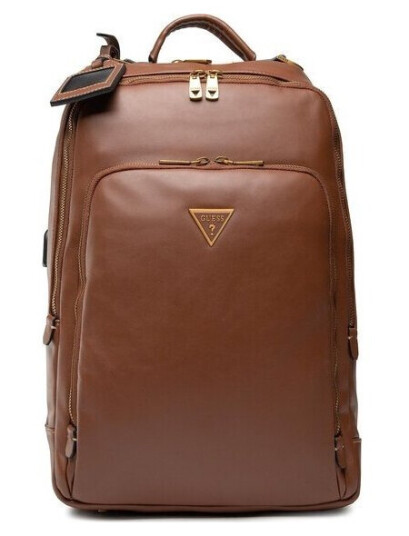 Guess Guess, Scala, Synthetic Leather, Backpack, Brown, For Men, 27.5 X 42.5 X 13 Cm For Men Guess Guess, Scala, Synthetic Leather, Backpack, Brown, For Men, 27.5 X 42.5 X 13 Cm For Men