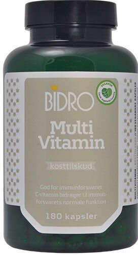 Bidro Multivitamin 180 kapsler Bidro Multivitamin 180 kapsler