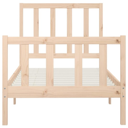 vidaXL Sengeramme heltre 90x200 cm