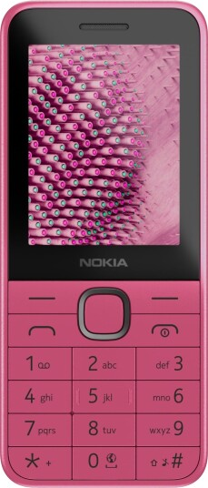 Nokia 225 4G Rosa Dobbelt-SIM Funksjonstelefon 2.4" Skjerm 128 MB