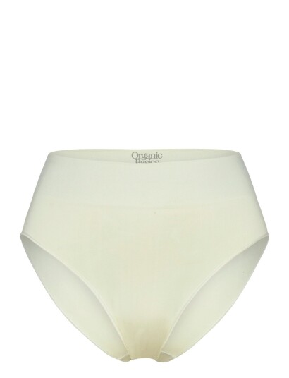 Organic Basics Smooth High Leg Briefs   Green   S