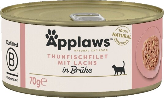 Applaws I Buljong Tunfiskfilet & Laks 6 X 70 G