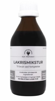 Lakrismikstur NAF 250ml Lakrismikstur NAF 250ml