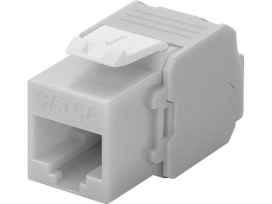Goobay 90693 Flat Grå Rj-45 Lsa Hunkjønn 22/26