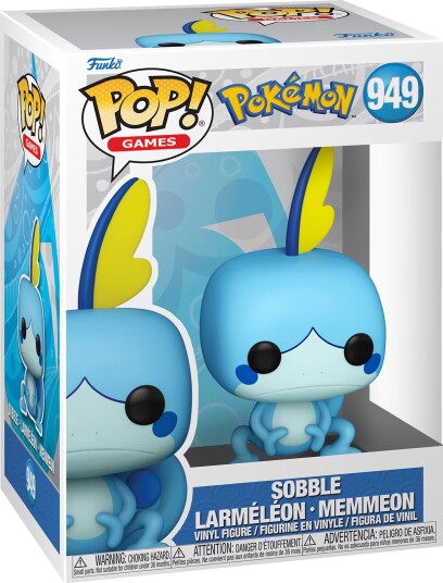 Funko Pop! Vinyl Pokemon Sobble figur Funko Pop! Vinyl Pokemon Sobble figur