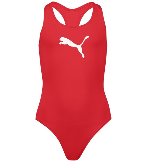 Puma Swim Puma Swim Girls Racerback Swimsuit 1P Red 152