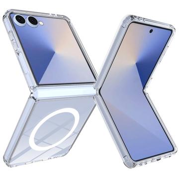 Samsung Galaxy Z Flip7 Hybrid deksel   MagSafe kompatibel   Gjennomsiktig