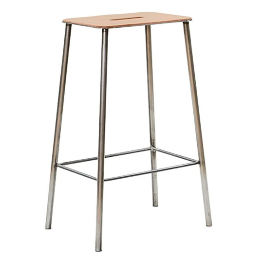 Frama Adam Stool Barstol 65 cm Skinn/Stål Frama Adam Stool Barstol 65 cm Skinn/Stål