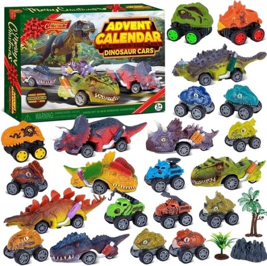 Adventskalender 2026 24 dagers Monster Truck Julenedtellingskalender for gutter FY 