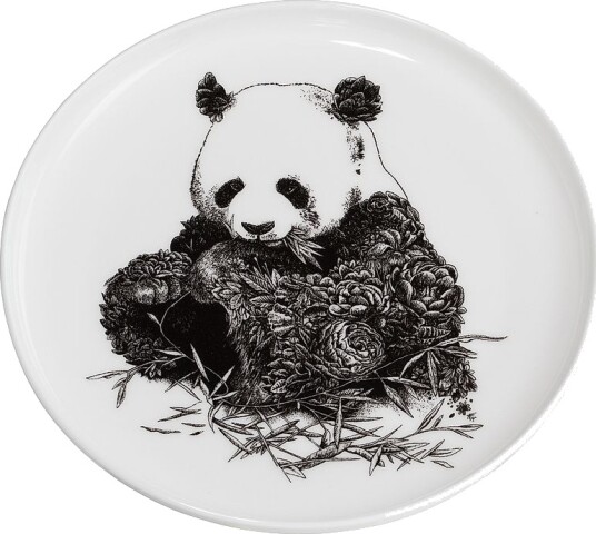 Maxwell & Williams Tallrik Giant Panda - White - Ø 20 CM