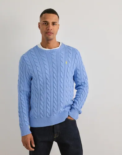 Polo Ralph Lauren Ls Driver Cn long Sleeve pullo Strikkegensere Blå