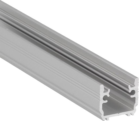 Topmet 1m aluprofil FLOOR12 K/U Anodisert flisprofil LED skinne Topmet 1m aluprofil FLOOR12 K/U Anodisert flisprofil LED skinne