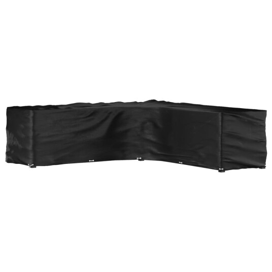 vidaXL L-formet hagemøbeltrekk 20 maljer 300x300x90 cm