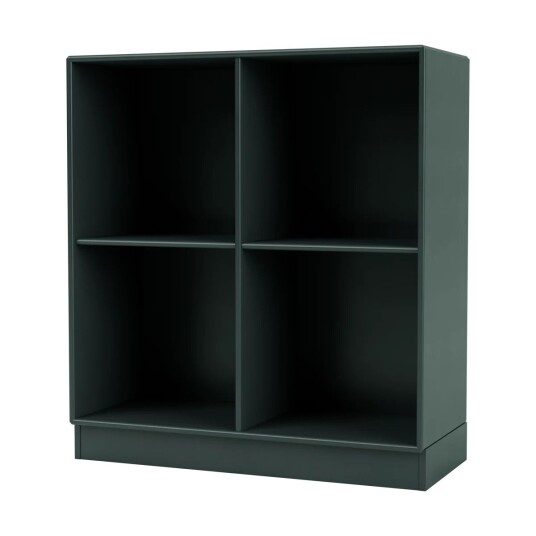 Montana SHOW hylle 69,6 x 69,6 cm, sokkel 7 cm 163 BlackJade