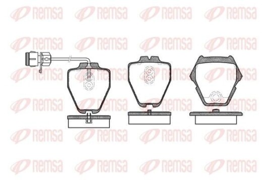Bremseklosser REMSA 0752.12 Bremseklosser REMSA 0752.12