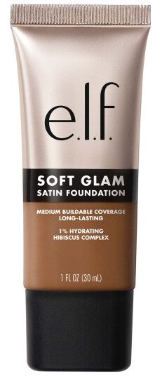 e.l.f. Soft Glam Satin Foundation 53 Deep Neutral - Middels Dekning, Satengfinish
