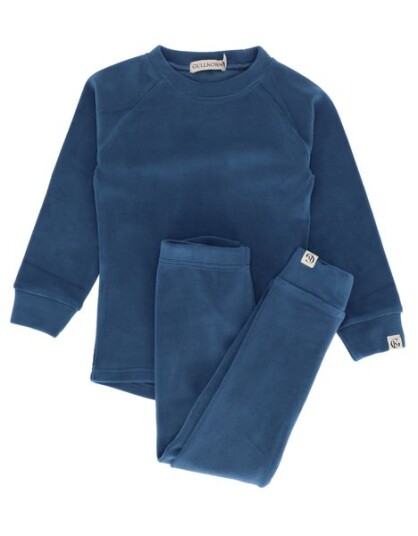 Gullkorn Jona fleece sett - stormblå Gullkorn Jona fleece sett - stormblå