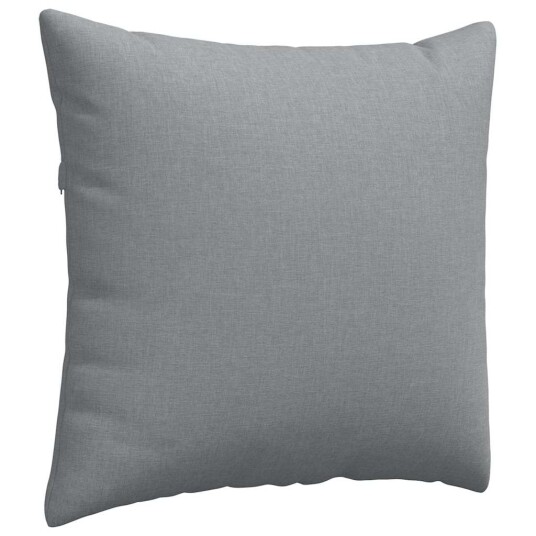 Sofaputer 2 pcs Lysegrå 45 x 45 cm stoff