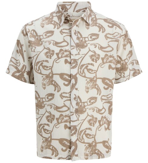 Jack & Jones Skjorte   JorMontauk   Bright White   Jack & Jones   16 år 176   Skjorte Brun Hvit
