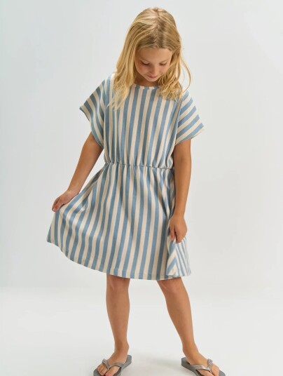 The New Tntalia S_S Dress Blue 98/104