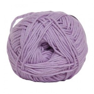 Hjertegarn Cotton nr. 8 Garn 5390 Lys Lilla
