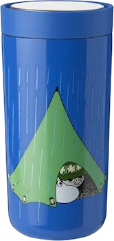 Stelton Mummitrollet Camping To Go Click Termokopp 0,4 L Blå Stelton Mummitrollet Camping To Go Click Termokopp 0,4 L Blå